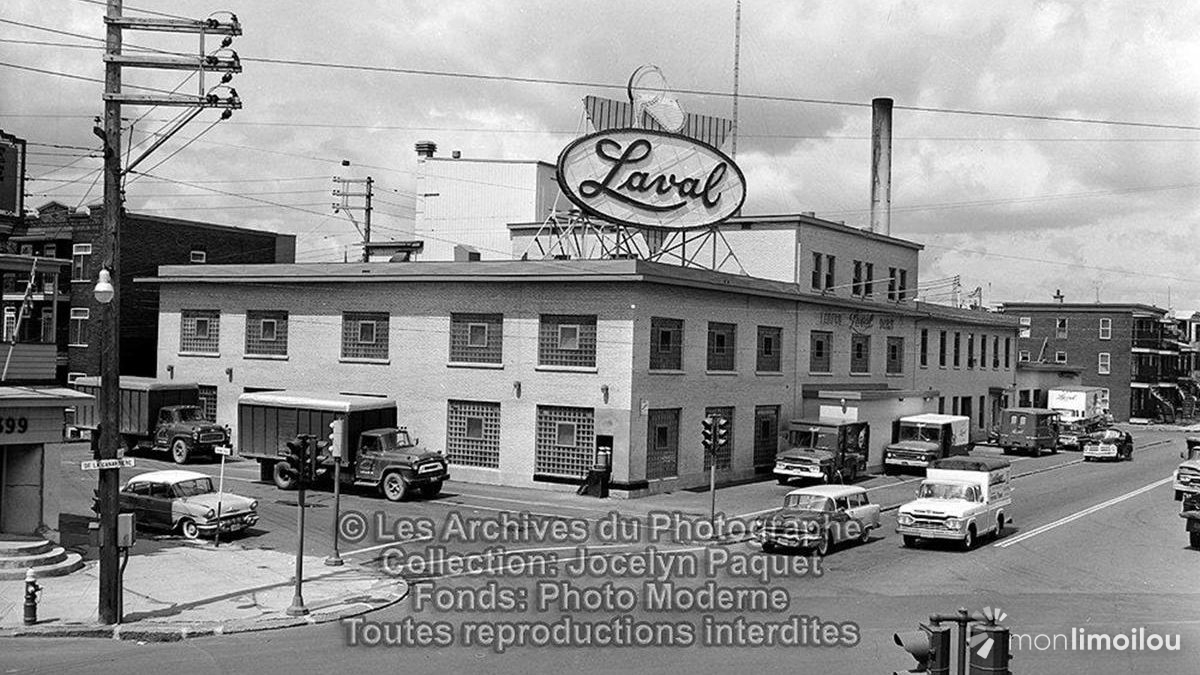 Laiterie Laval. 1960. Intersection chemin de la Canardière, 8e Rue et 4e Avenue.