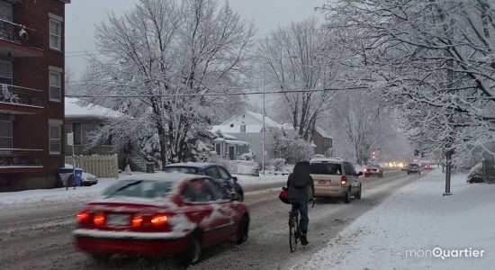 Des cyclistes déplorent l'état des pistes cyclables en hiver - Thomas Verret