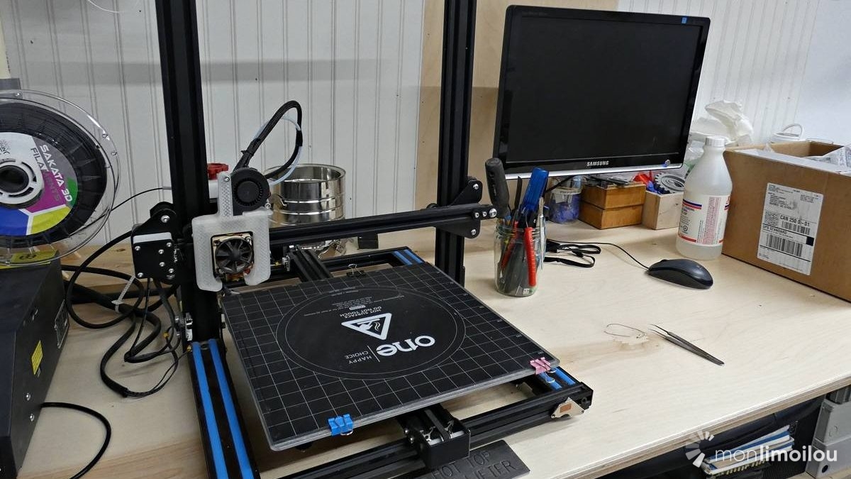 L'imprimante 3D de l'atelier d'électronique