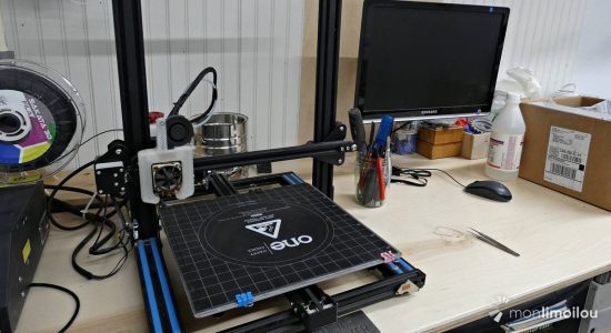L'imprimante 3D de l'atelier d'électronique