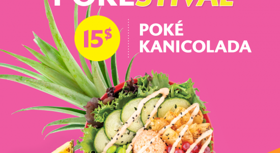 POKESTIVAL : Poké KaniColada pour un temps limité | Yuzu sushi Limoilou