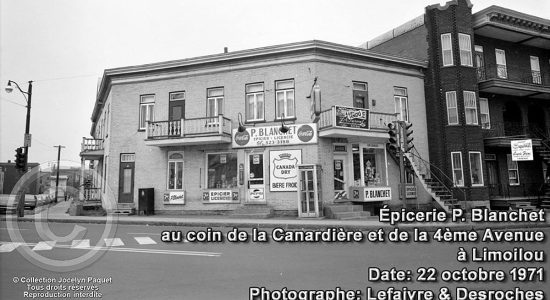 Limoilou dans les années 1970 : l'épicerie Blanchet - Jean Cazes
