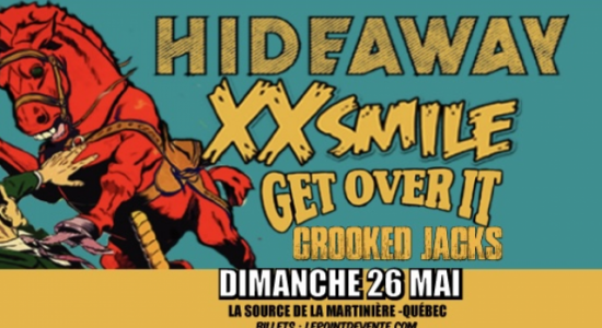 BBQ Party : Hideaway, XX smile, Get over it & Crooked Jacks